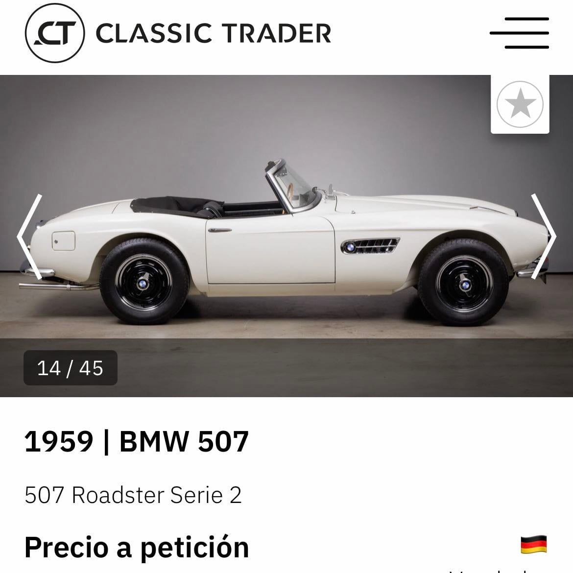 507 ROADSTER - BMW 1959