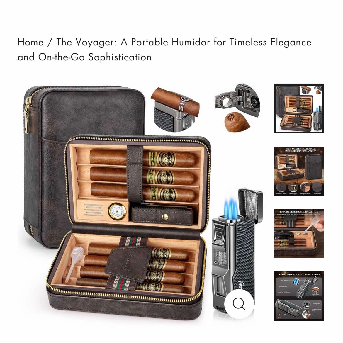 HUMIDOR DE VIAJE