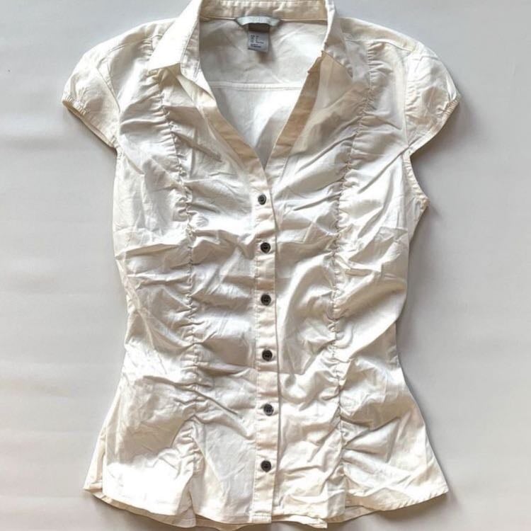 white buttoned shirt