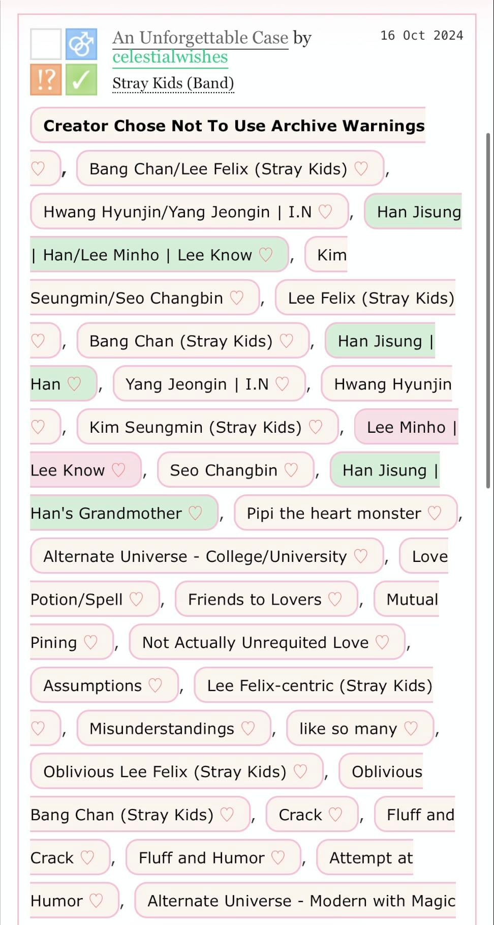An Unforgettable Case - AO3