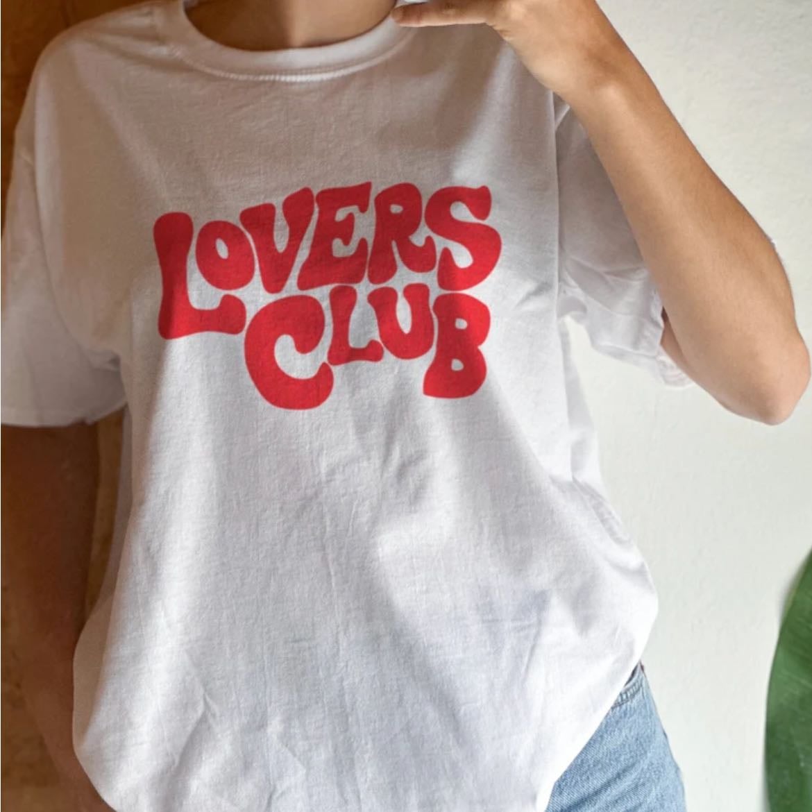 Lovers club tee - i would genuinely wear this and i need it ( niall pls add it to the online store )