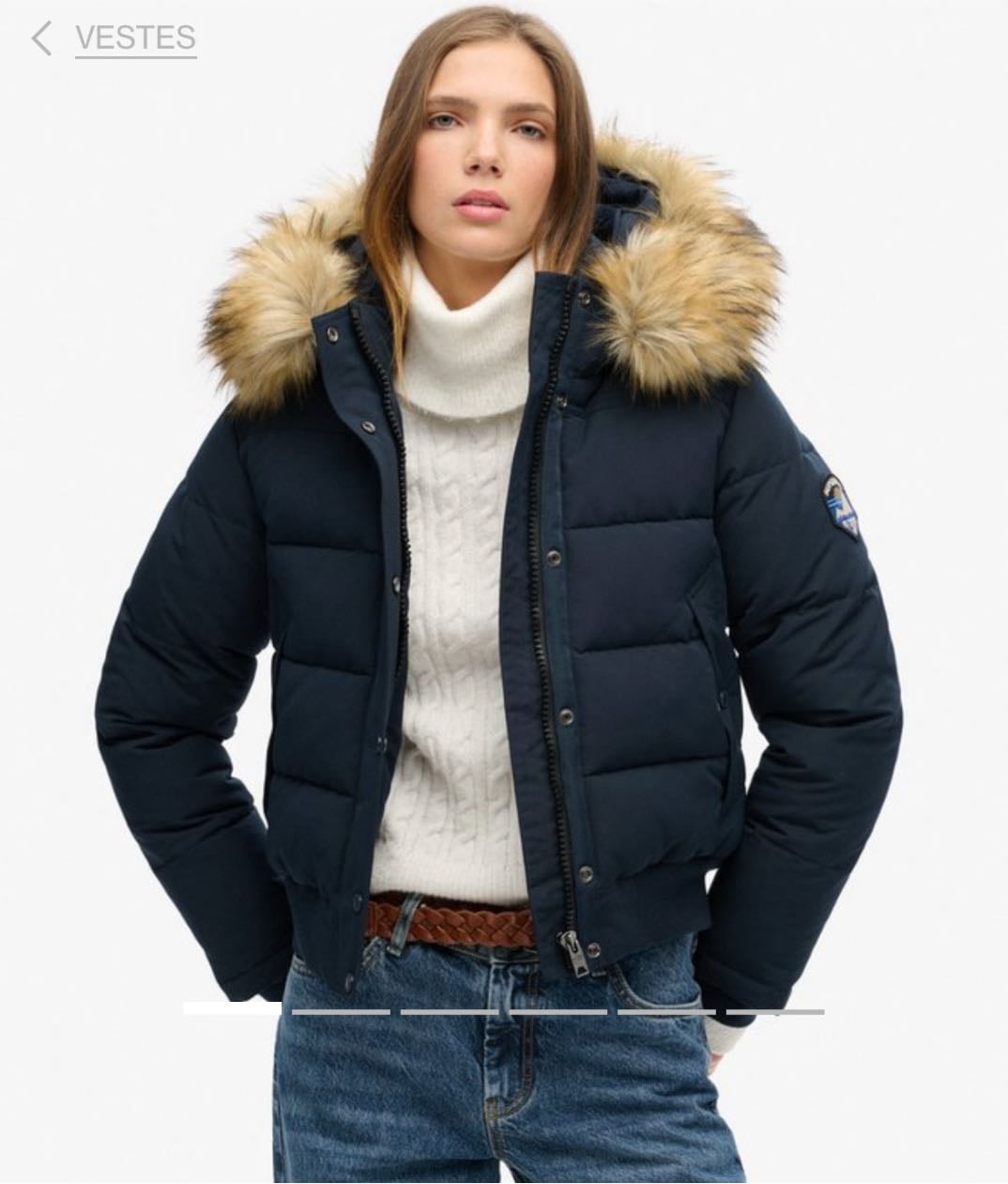 Superdry puffer jacket