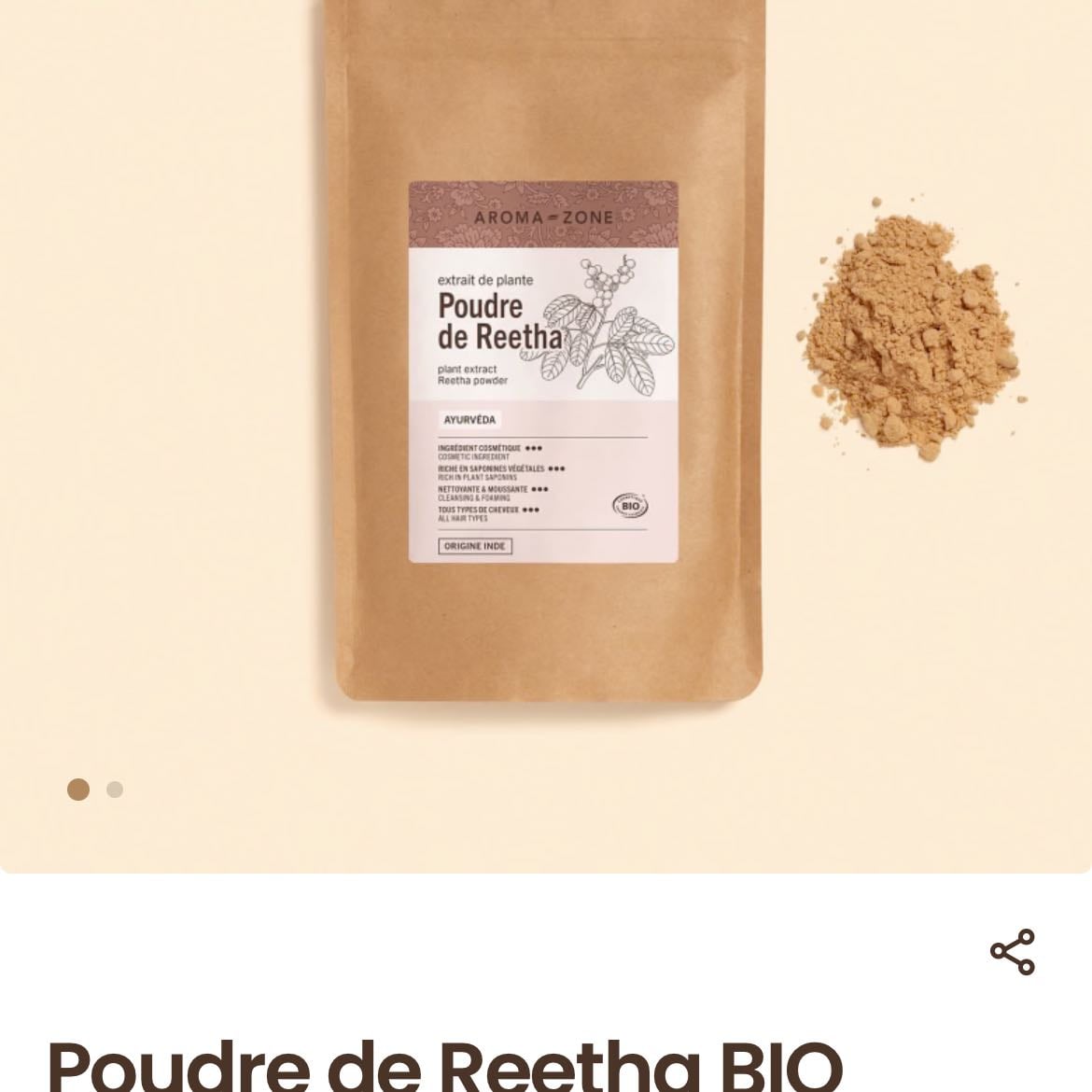 Poudre de reetha