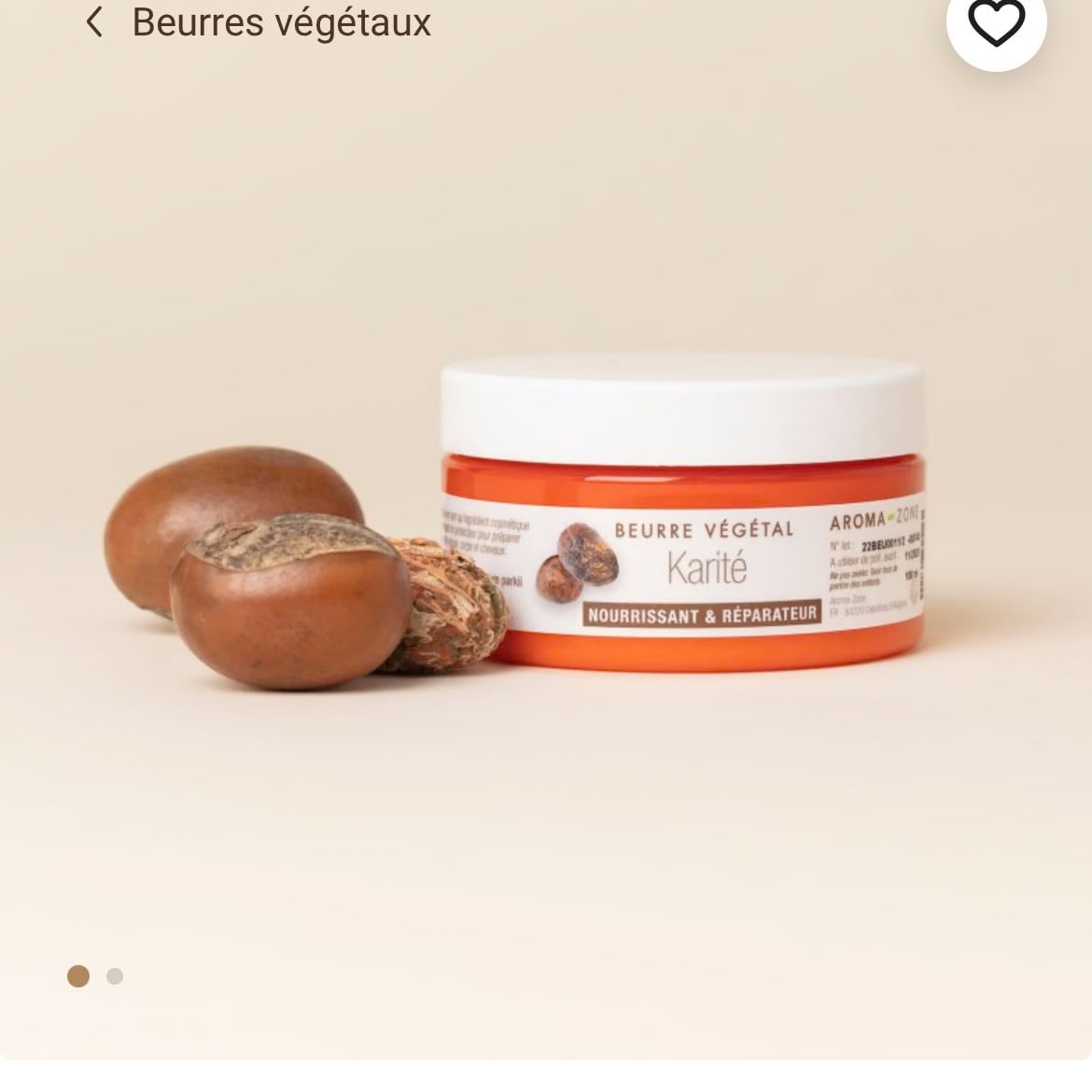 Beurre de karité