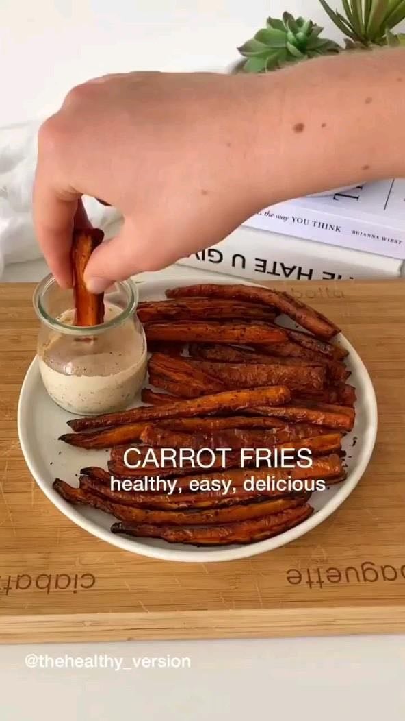 Carrot fries - Pinterest