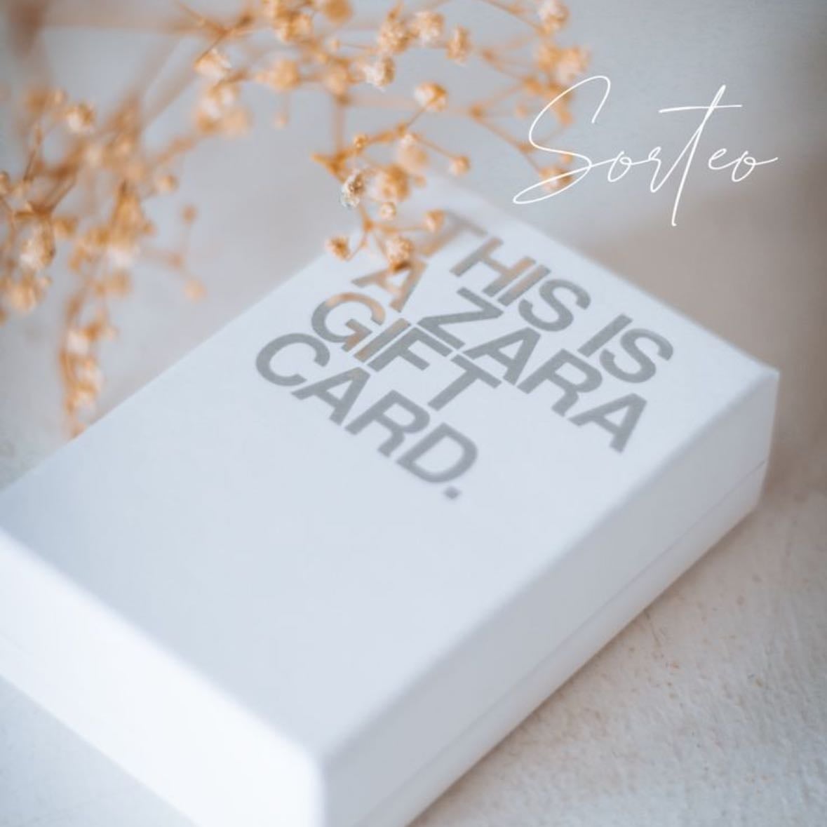 tarjeta regalo zara