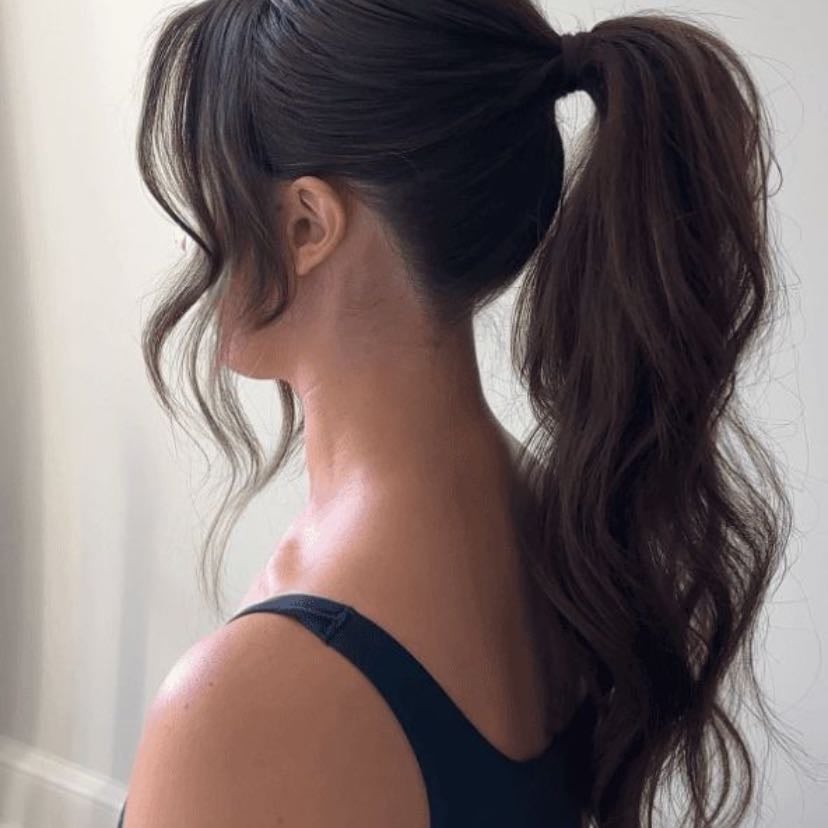 High ponytail