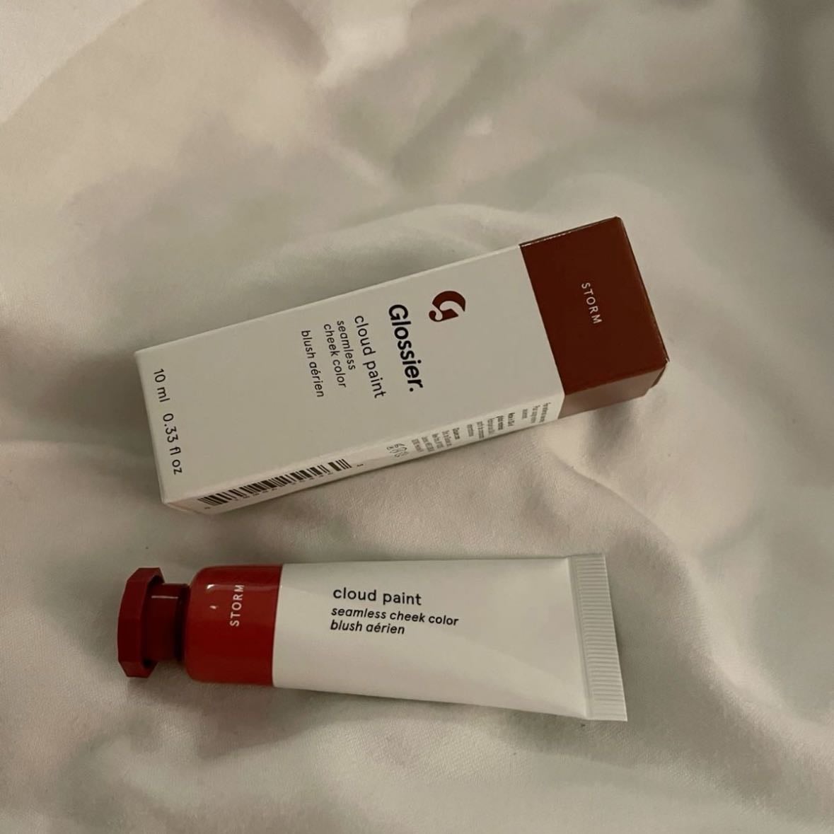 Liquid blush - Glossier Cloudpaint in storm