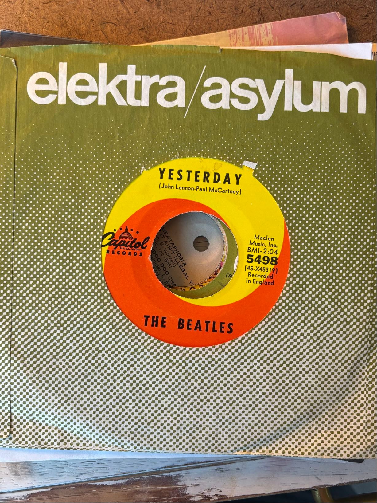 Yesterday/Act naturally - The Beatles