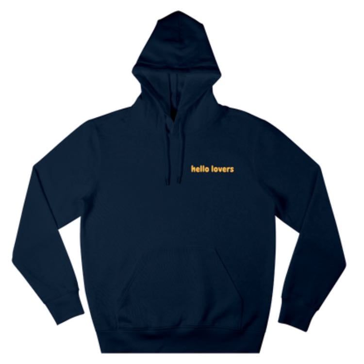 Hello Lovers Navy Hoodie - Need