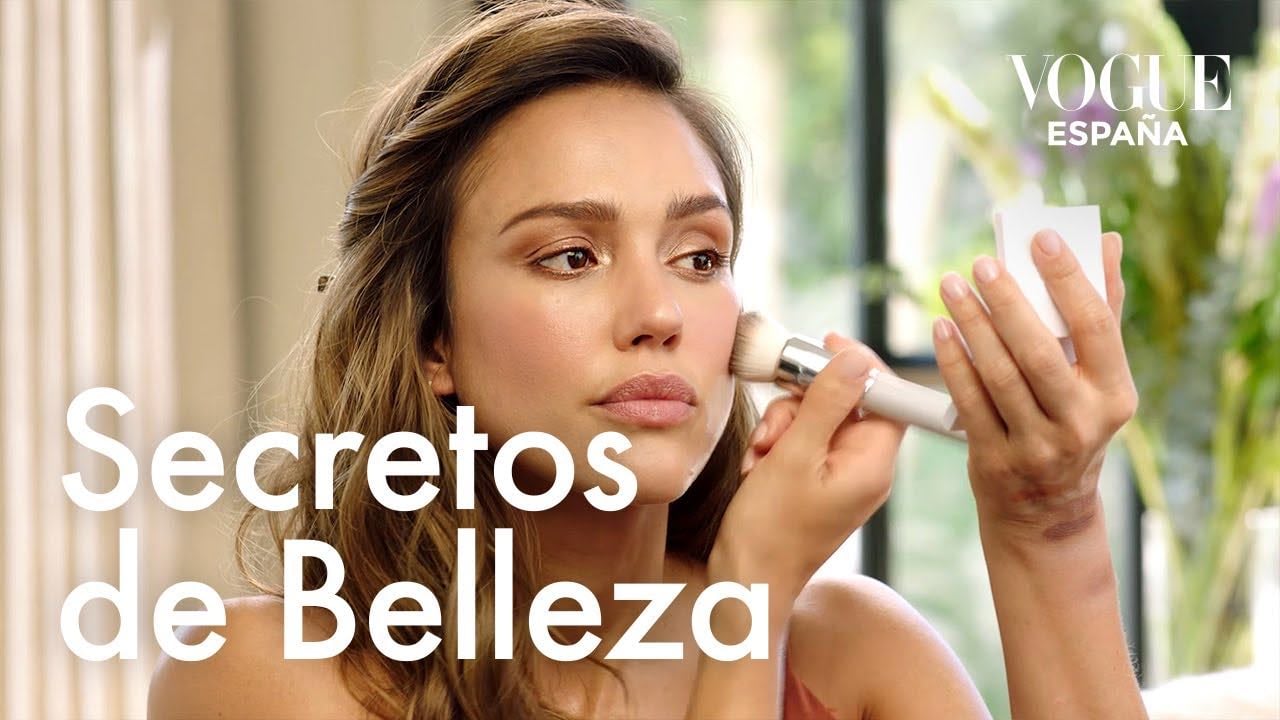 jessica alba bronze makeup | vogue españa - YouTube