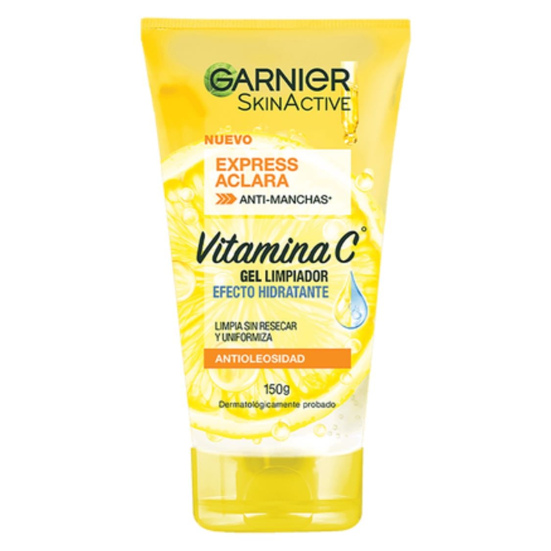 gel limpiador vitamina c - garnier