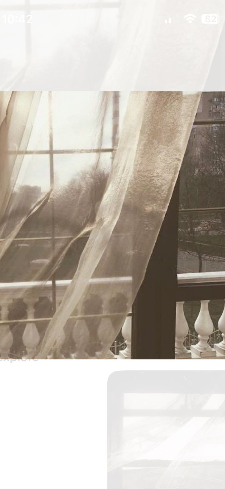 diaphanous - sheer, delicate (of clothing, light, tone)