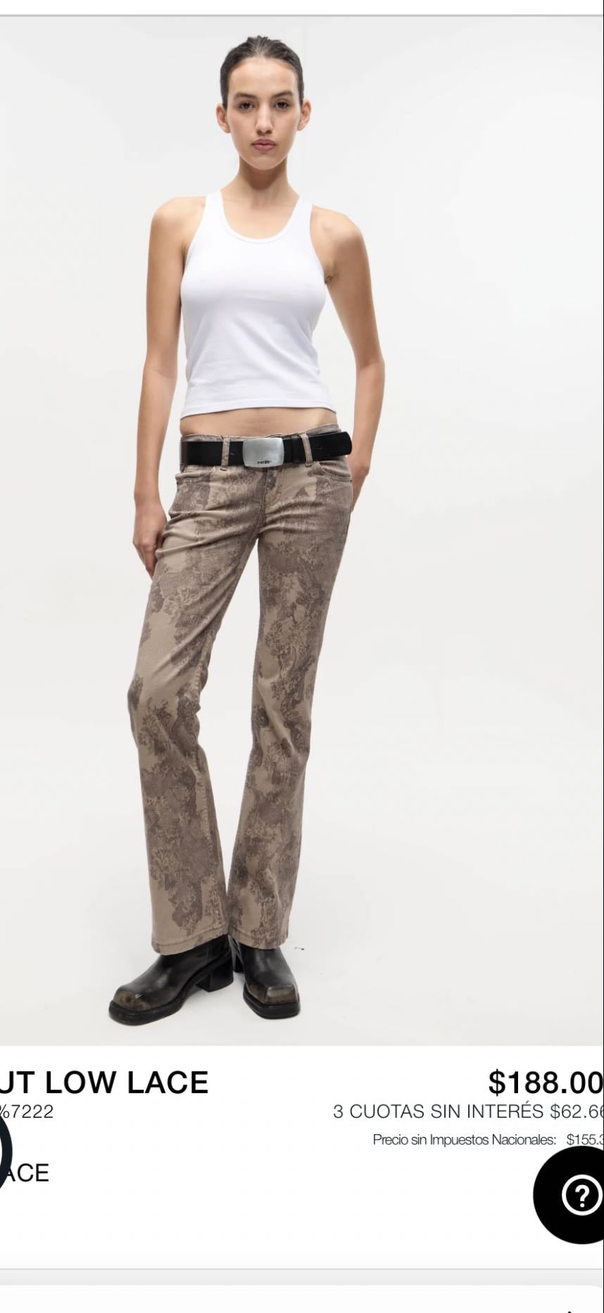 Jean AND - BOOTCUT LOW LACE