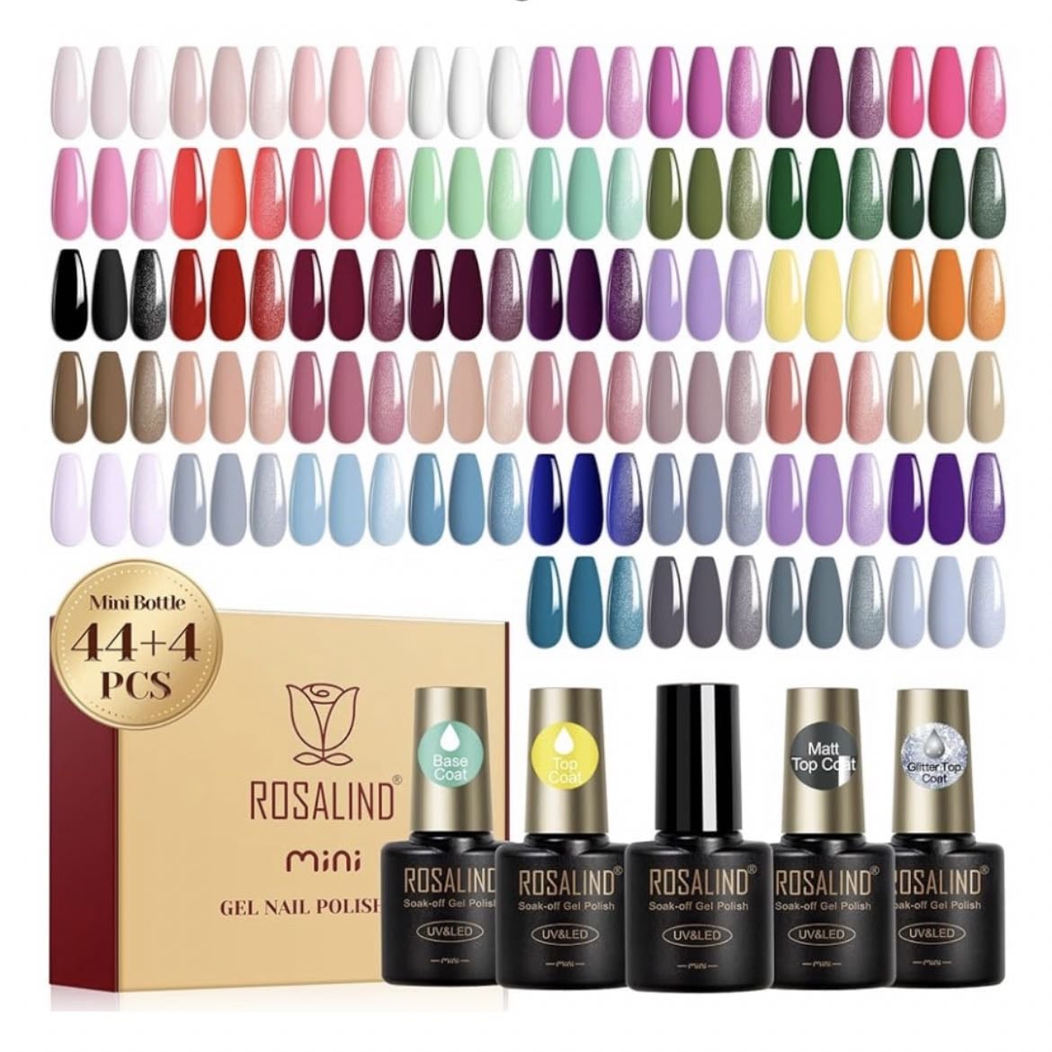 ROSALIND kit uñas - 44+4