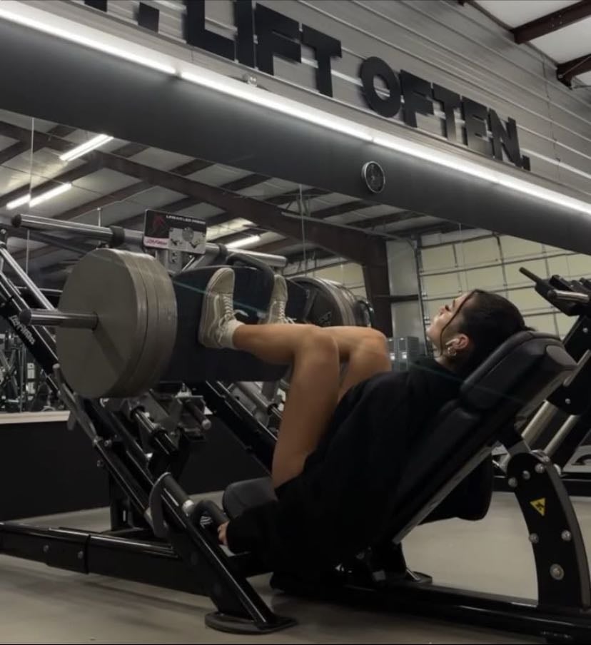 leg press - 3x10-12