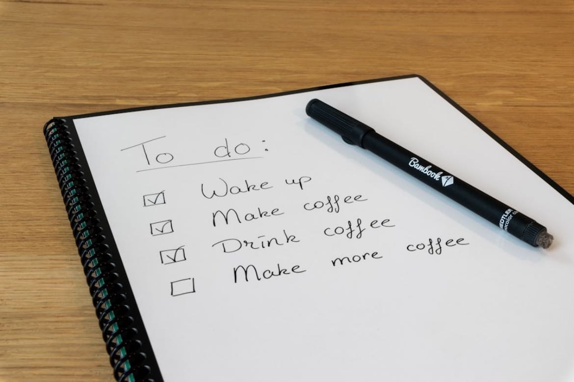 making lists