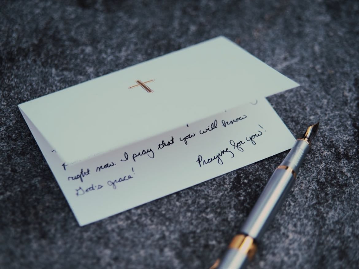 write a letter to someone you have hurt?