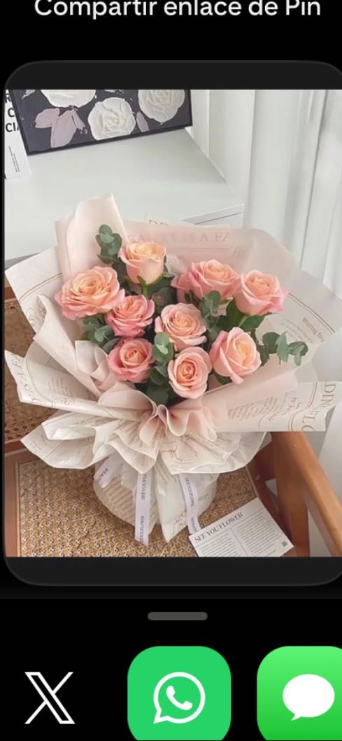 Estilo pomposo con flor desnivelada