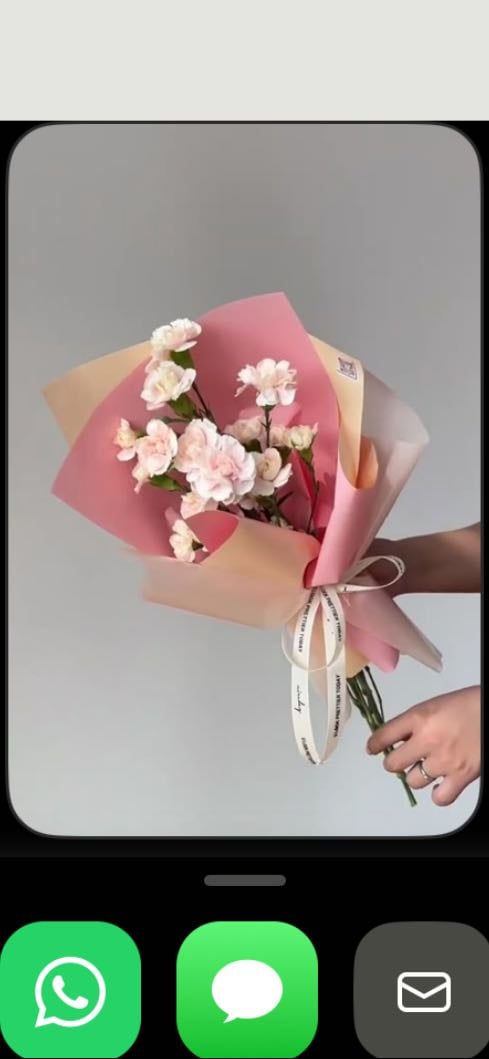Estilo sencillo bouquet delgado