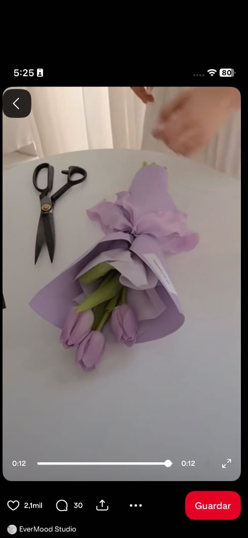 Estilo sencillo para poca flor