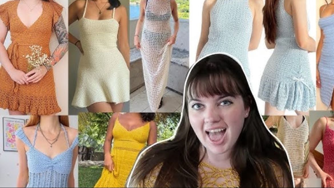 50 ideas vestidos crochet