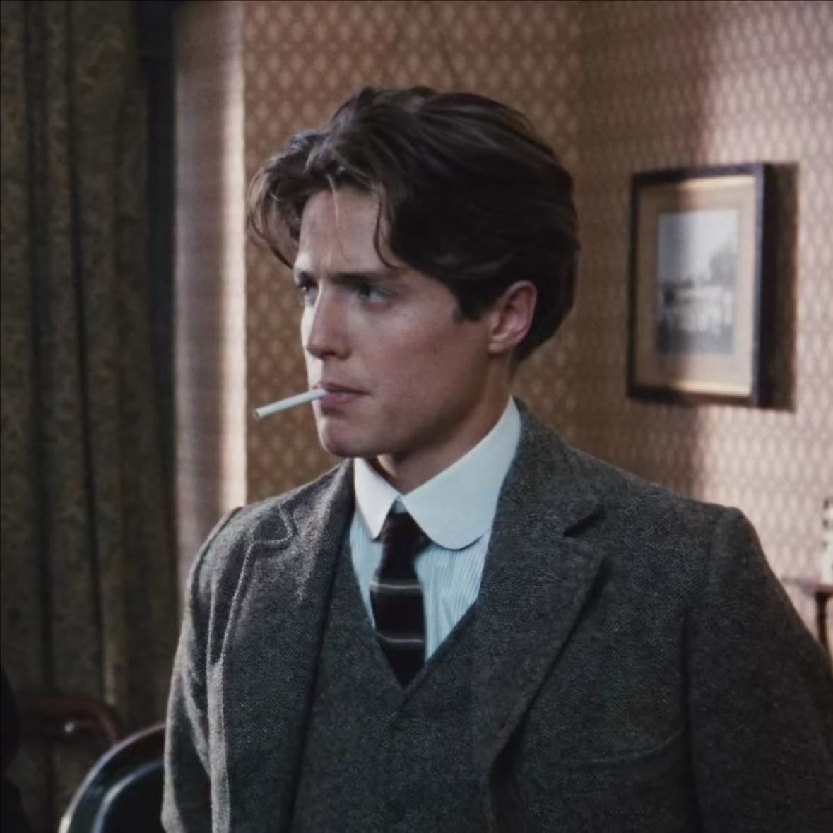 (young) hugh grant - chef kisses 💌