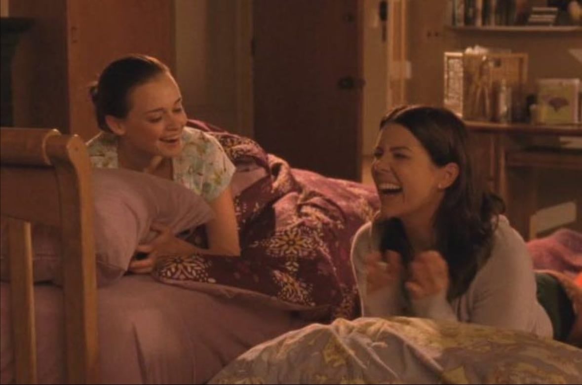 the lorelais’ first day at yale - season 4, episode 2.