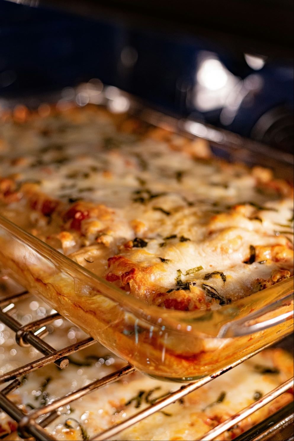 Canelones de espinaca y tarta