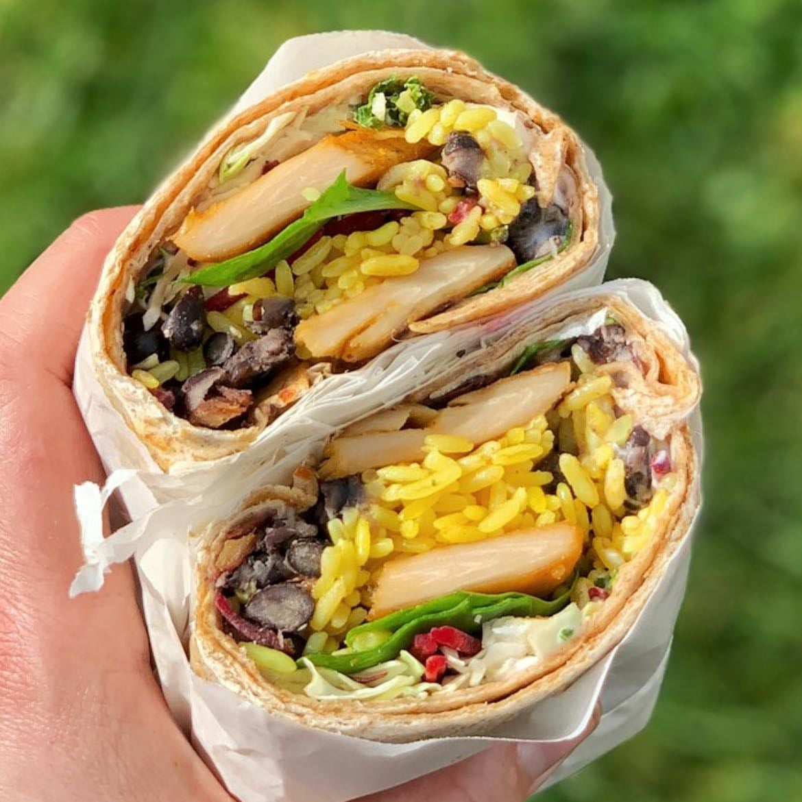Burritos de pollo