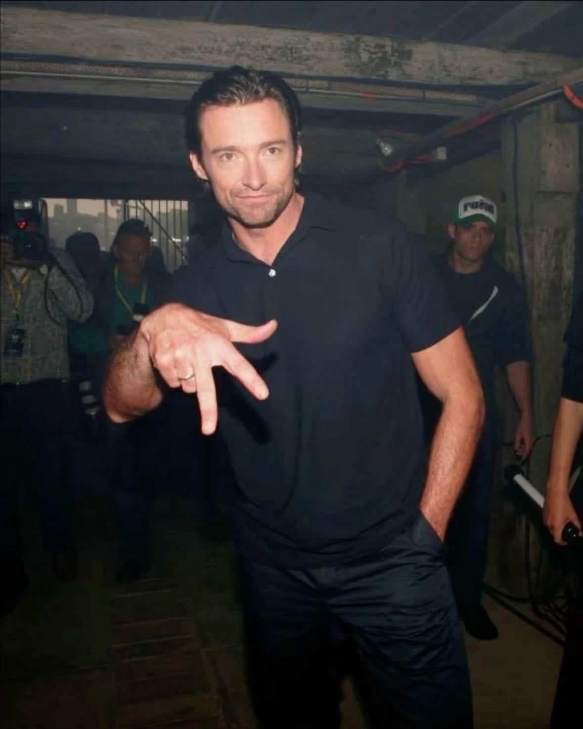 hugh jackman - hes not very hot or anything but still
