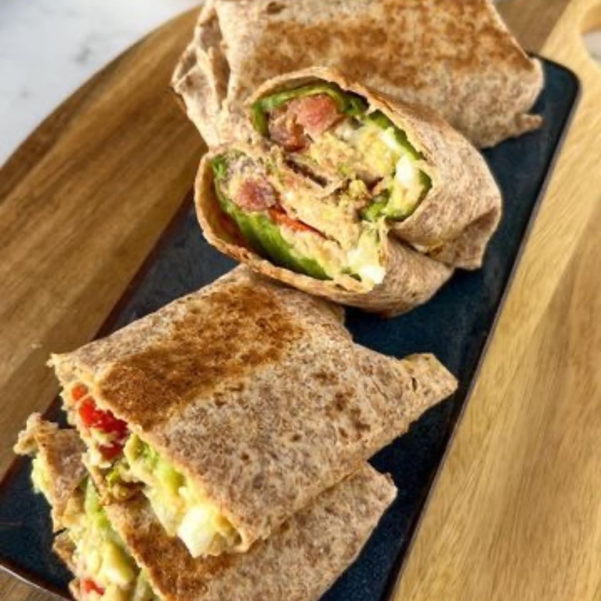 Wrap de pollo asado