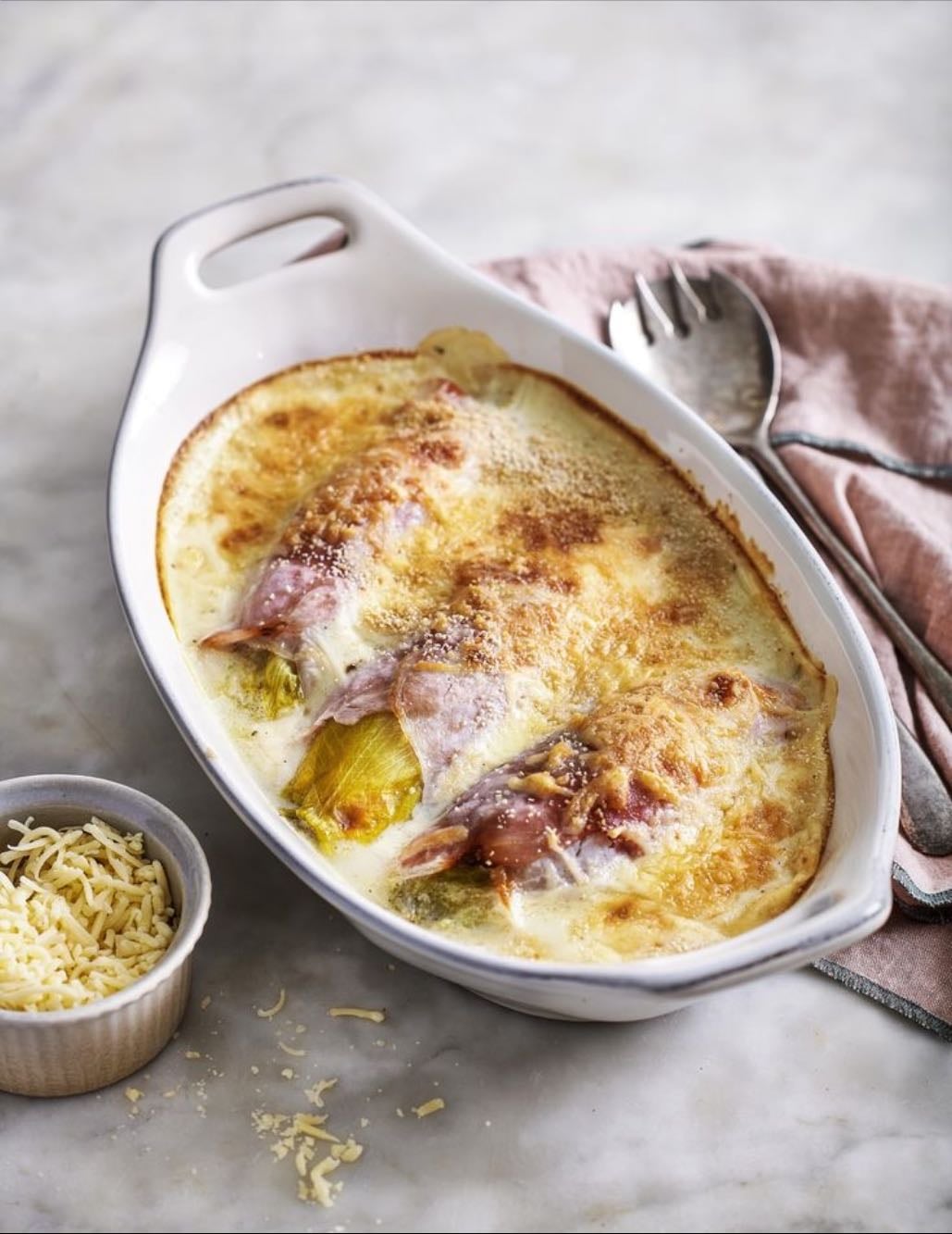 Hespen rolletjes - Met puree