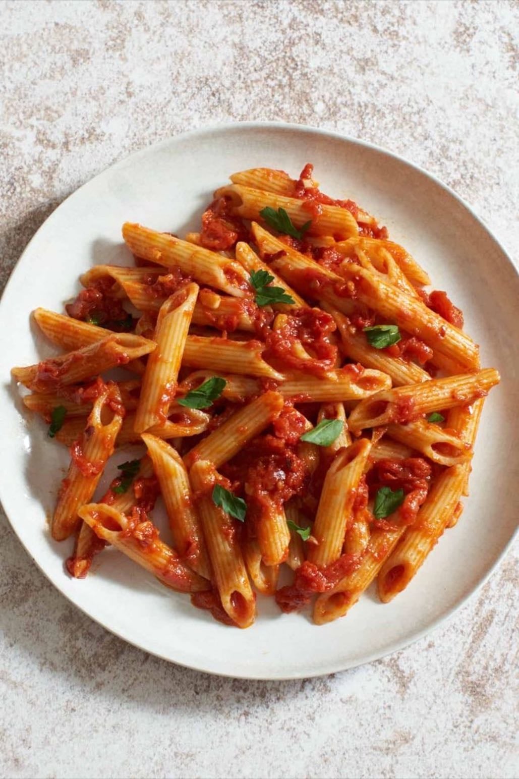 Pasta arrabiata