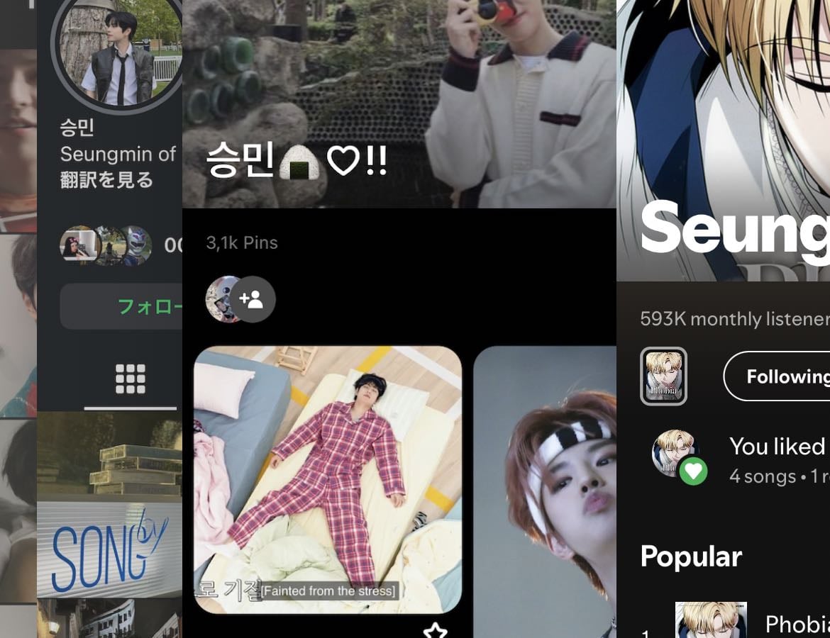 seungmin’s songs ⋆˙⟡♡