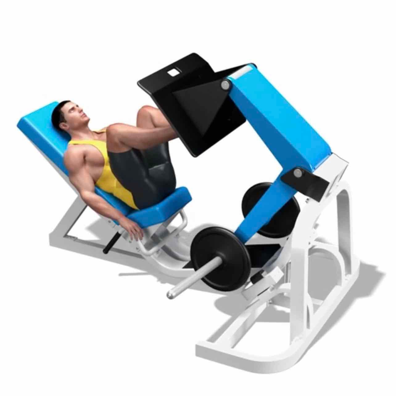 Incline Leg Press - Quads, hamstrings, and glutes, but it can also engage the calves and lower back muscles
