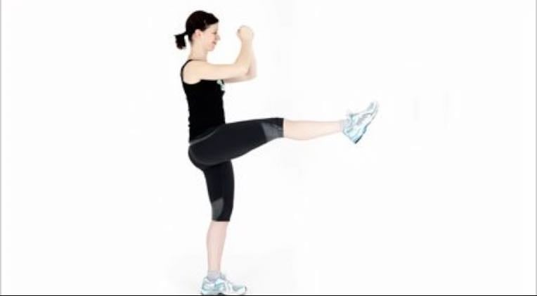 Front kick - 10x each leg