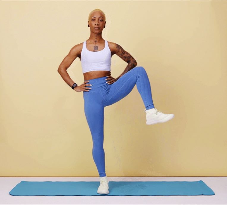 hip opener - 30 secs each leg