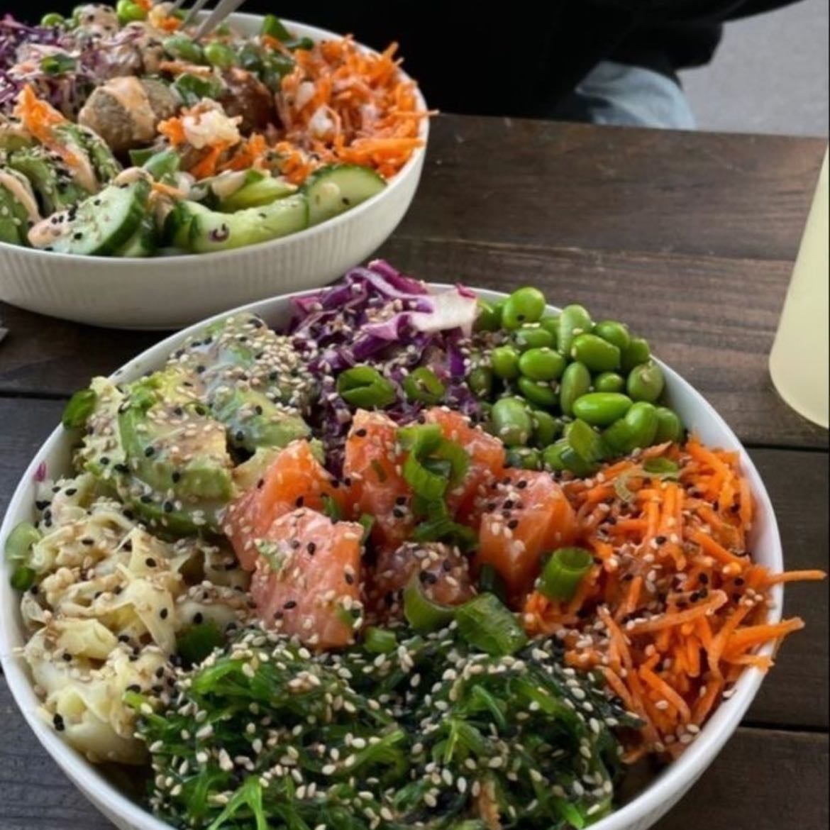 Salmon poke bowl