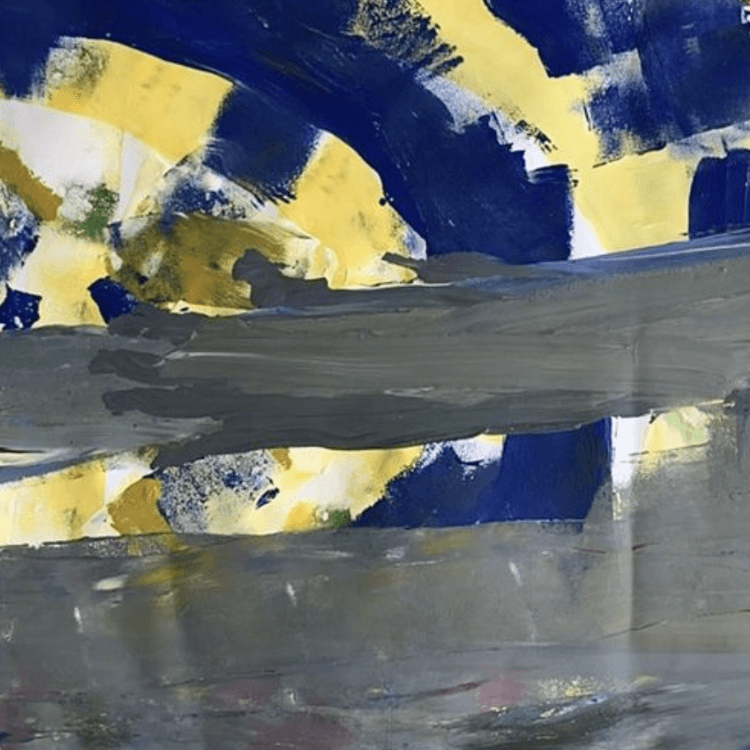 6 year old me painting