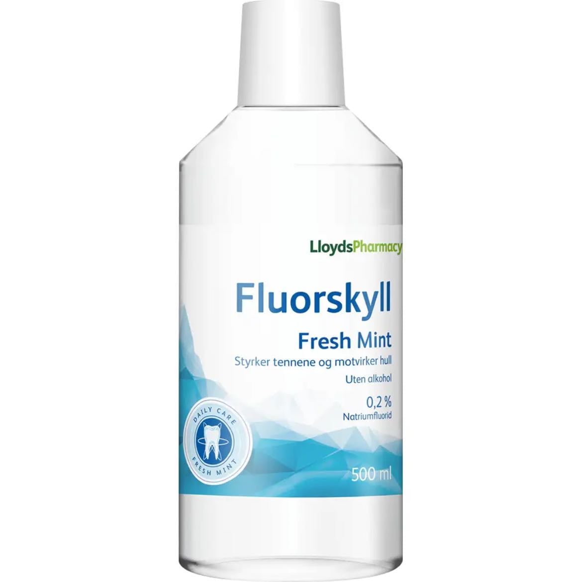 Fluorine mouth wash