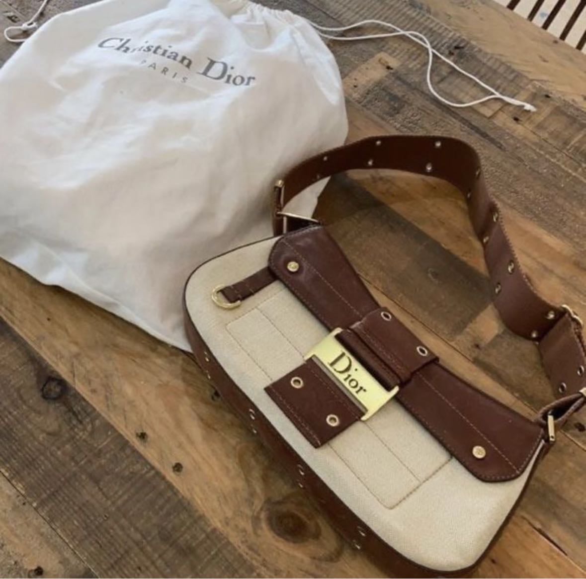 Dior Columbus Bag - Vintage 2002 Street Chic Columbus Shoulder Bag