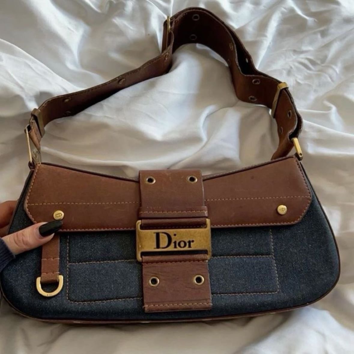 Dior Columbus Bag - Vintage 2002 Street Chic Columbus Shoulder Bag