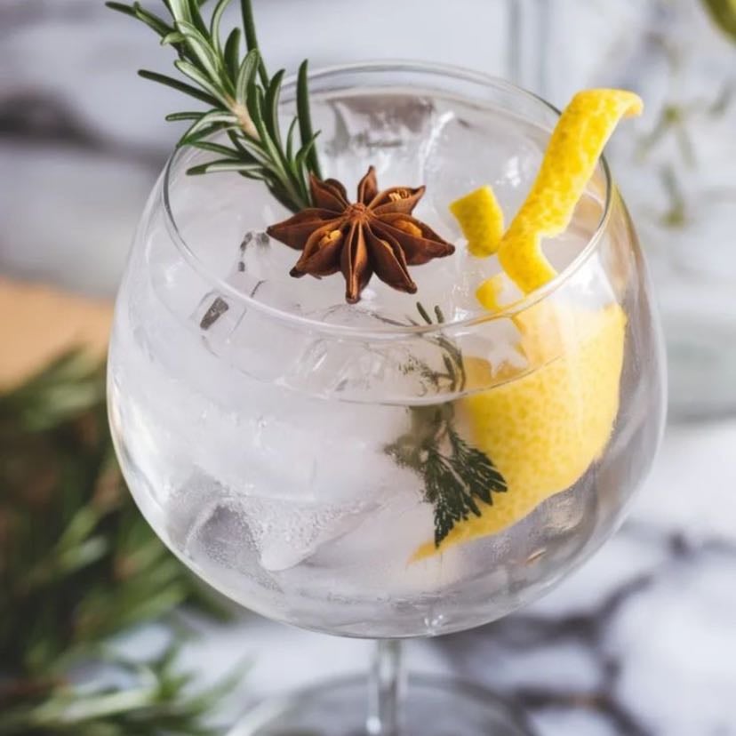 Rosemary Gin tonic