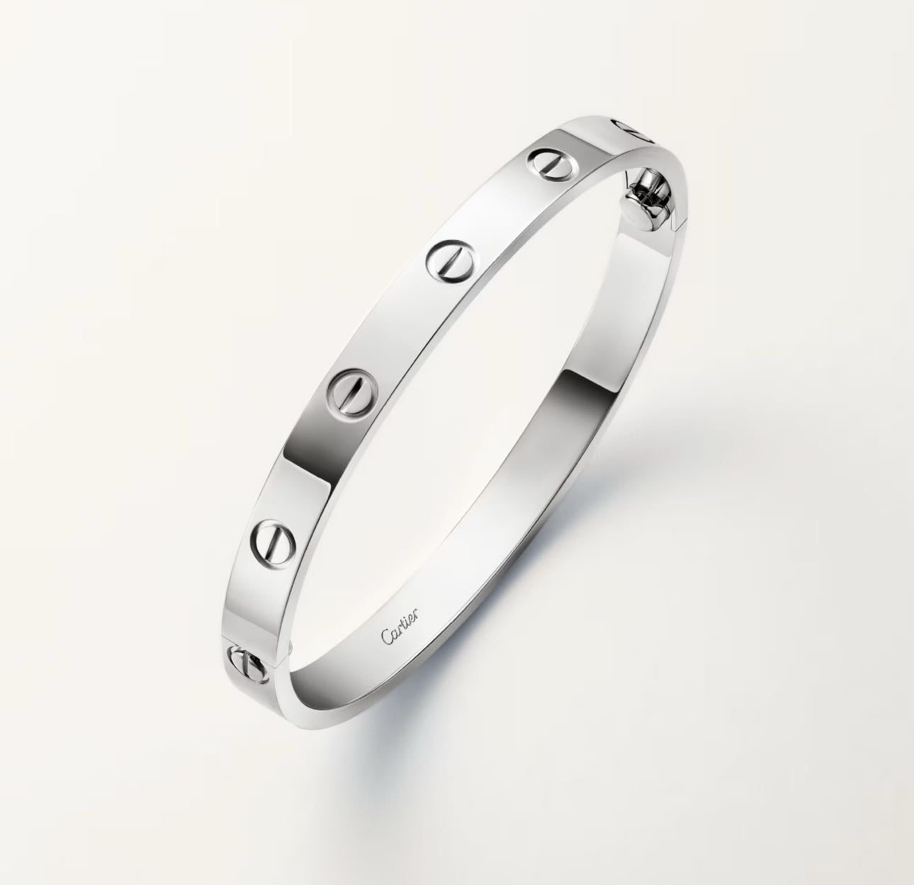 Cartier - Love Bracelet Classic Model White Gold