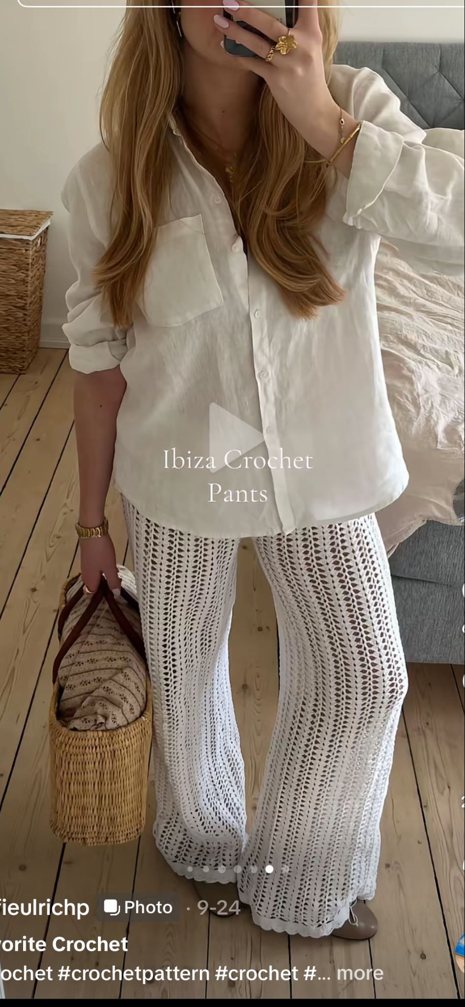 Ibiza crochet pants