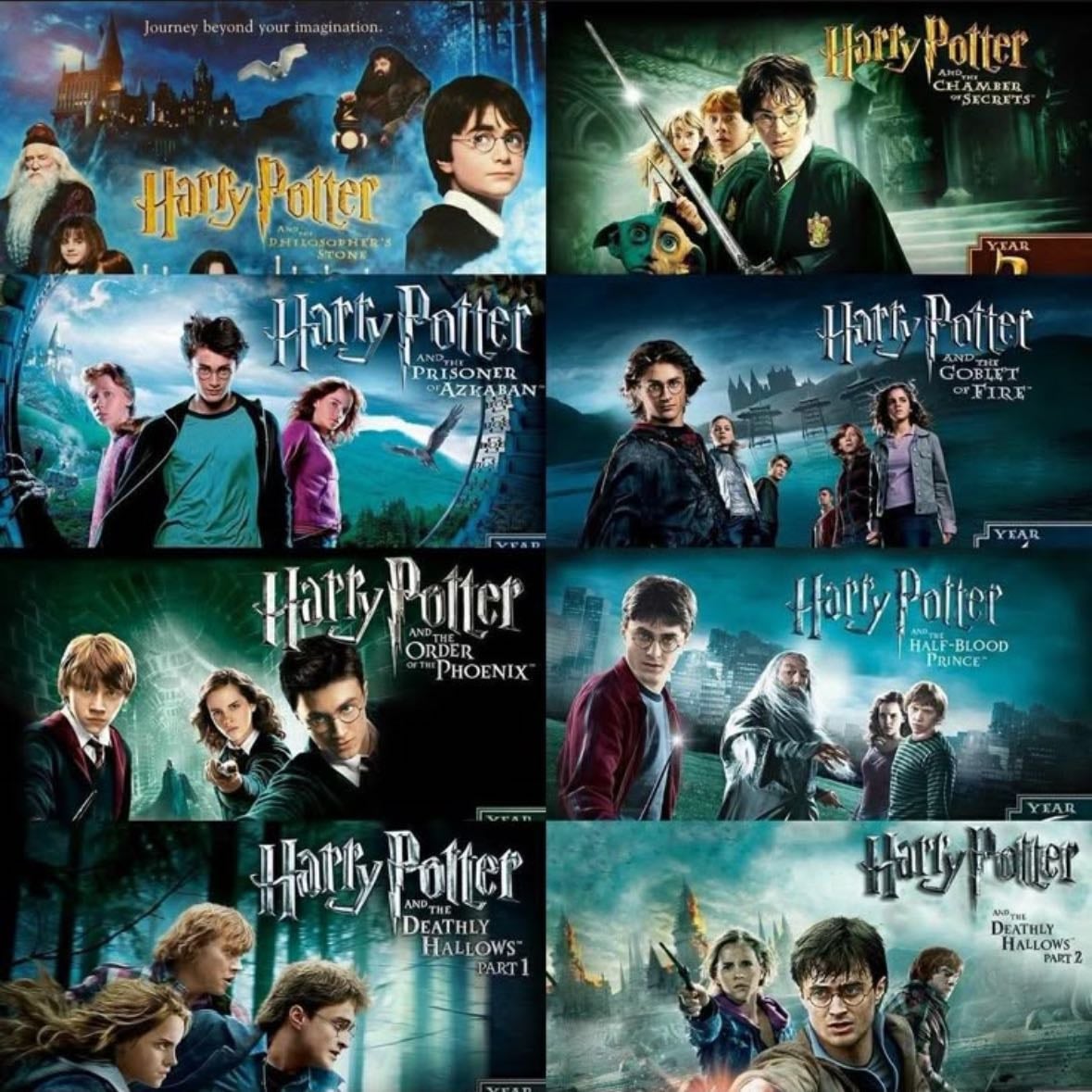 all of harry potter - j k Rowling · 2001 - 2011