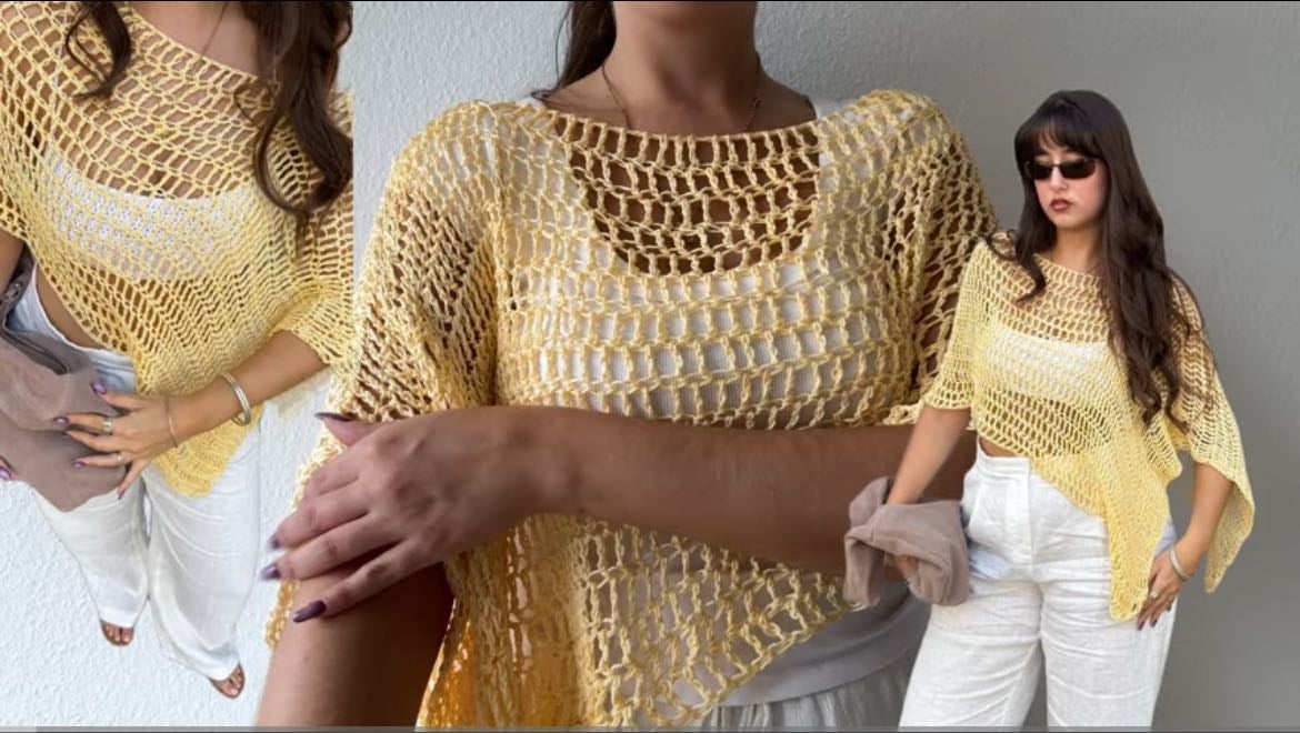 mesh poncho