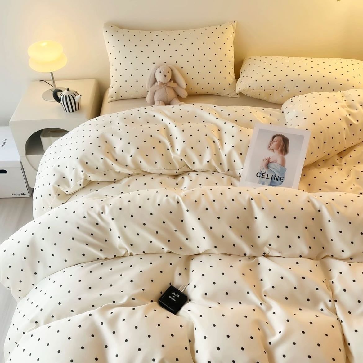 polka dot bedding