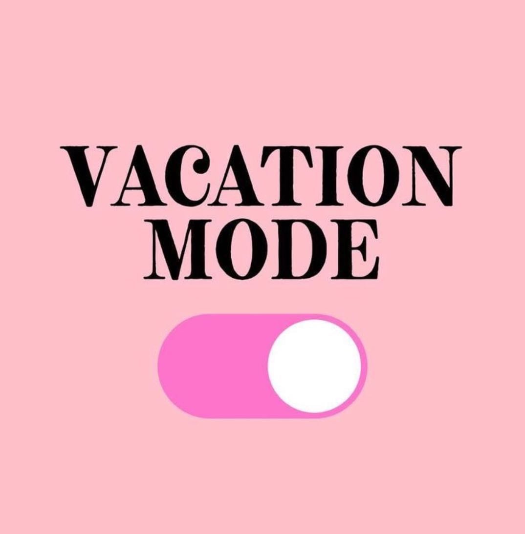 Les vacances 🎉💕